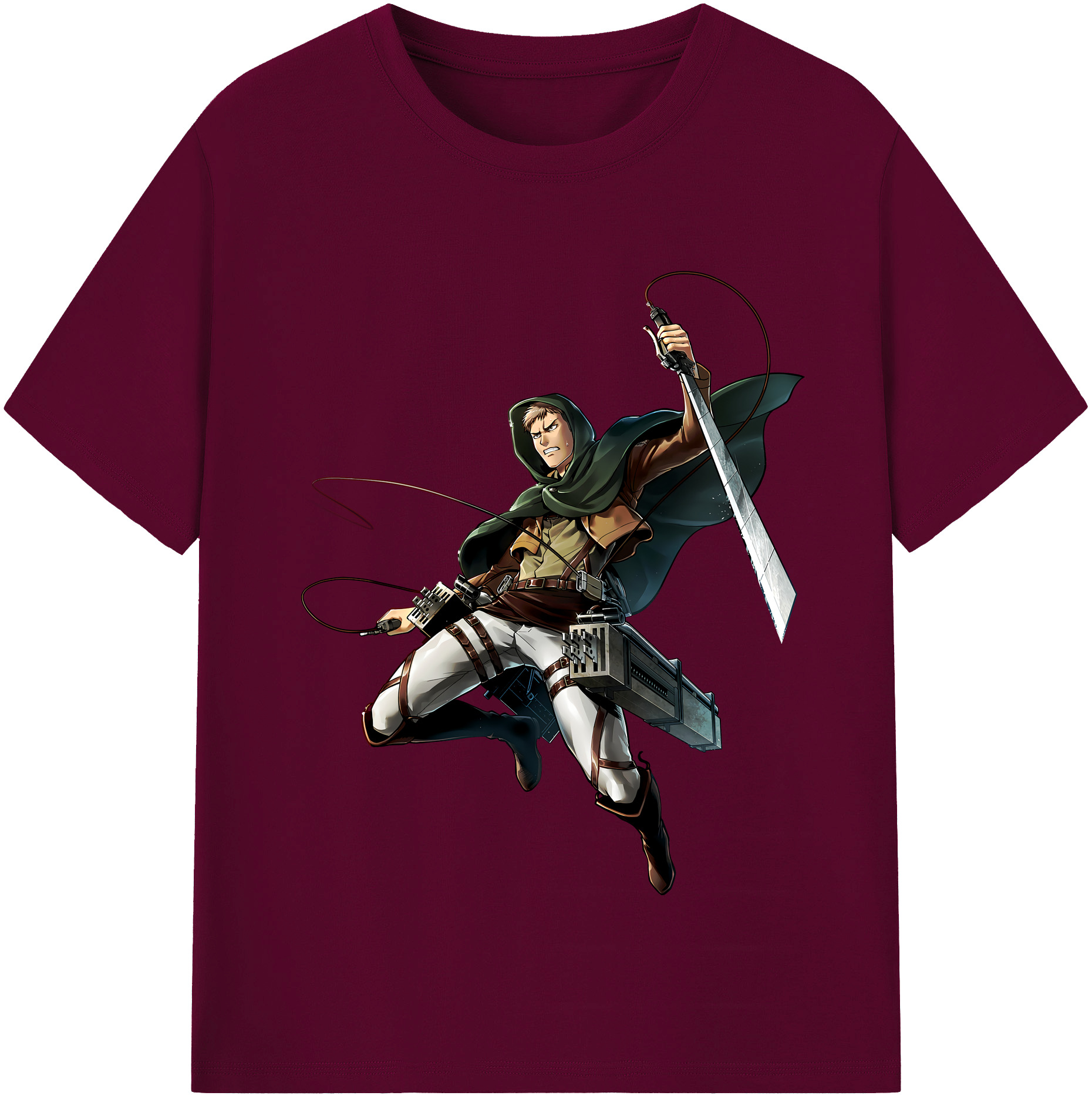 （画像用） 進撃の巨人 Attack on Titan レディースカジュアルプリントTシャツ（綿100％）